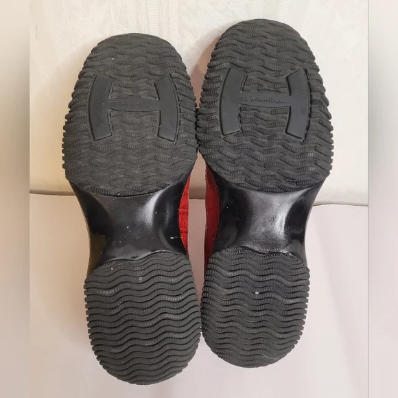 Hogan Interactive Red Sneakers Women's EU 37 US 6.5 - Picture 11 of 12